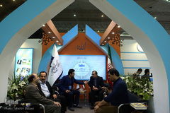 غرفه ایکنا در هشتمین روز نمایگاه مطبوعات