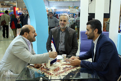 غرفه ایکنا در هشتمین روز نمایگاه مطبوعات