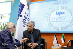 غرفه ایکنا در هشتمین روز نمایگاه مطبوعات