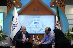 غرفه ایکنا در هشتمین روز نمایگاه مطبوعات