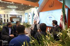 غرفه ایکنا در هشتمین روز نمایگاه مطبوعات