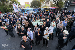 تشییع پیکر ۵۴ شهید دفاع مقدس 