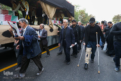 تشییع پیکر ۵۴ شهید دفاع مقدس 