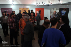 افتتاحیه نمایشگاه پوستر «سقوط شیطان بزرگ»