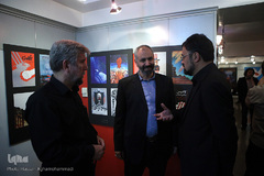 افتتاحیه نمایشگاه پوستر «سقوط شیطان بزرگ»