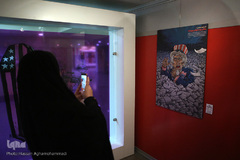 افتتاحیه نمایشگاه پوستر «سقوط شیطان بزرگ»