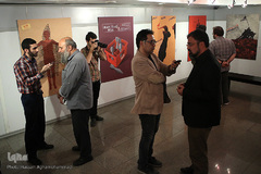 افتتاحیه نمایشگاه پوستر «سقوط شیطان بزرگ»