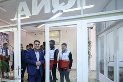 بازدید جوانان هلال احمر از ایکنا
