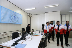 بازدید جوانان هلال احمر از ایکنا
