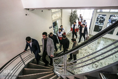 بازدید جوانان هلال احمر از ایکنا
