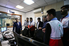 بازدید جوانان هلال احمر از ایکنا

