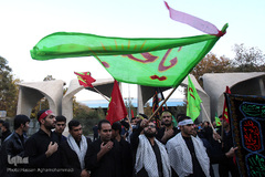 تجدید بیعت دسته‌های عزاداری دانشجویی با رهبر معظم انقلاب