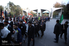 تجدید بیعت دسته‌های عزاداری دانشجویی با رهبر معظم انقلاب