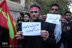 تجدید بیعت دسته‌های عزاداری دانشجویی با رهبر معظم انقلاب