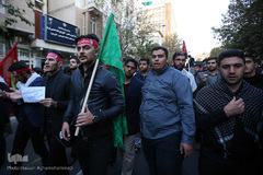 تجدید بیعت دسته‌های عزاداری دانشجویی با رهبر معظم انقلاب