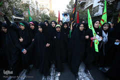 تجدید بیعت دسته‌های عزاداری دانشجویی با رهبر معظم انقلاب