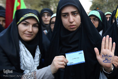 تجدید بیعت دسته‌های عزاداری دانشجویی با رهبر معظم انقلاب