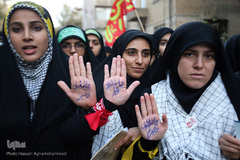 تجدید بیعت دسته‌های عزاداری دانشجویی با رهبر معظم انقلاب