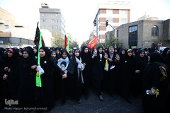 تجدید بیعت دسته‌های عزاداری دانشجویی با رهبر معظم انقلاب