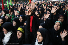 تجدید بیعت دسته‌های عزاداری دانشجویی با رهبر معظم انقلاب