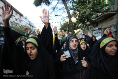 تجدید بیعت دسته‌های عزاداری دانشجویی با رهبر معظم انقلاب