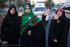 تجدید بیعت دسته‌های عزاداری دانشجویی با رهبر معظم انقلاب