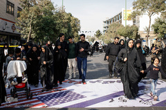 راهپیمایی جاماندگان اربعین حسینی در تهران
