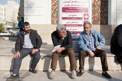 داوطلبان اهدای خون به زلزله زدگان کرمانشاه