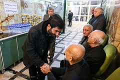 مراسم ترحیم همسر مرحومه استاد مظاهری