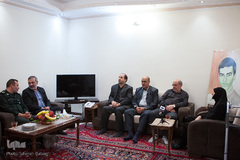 دیدار هفتگی جامعه قرآنی با خانواده طلبه شهید سیدعلی‌اکبر فاطمی نیری
