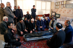 مراسم تشییع پیکر خادم القرآن سیدمهدی فاطمیان