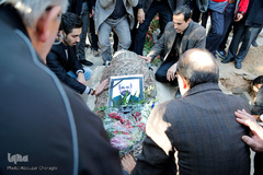 مراسم تشییع پیکر خادم القرآن سیدمهدی فاطمیان