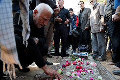 مراسم تشییع پیکر خادم القرآن سیدمهدی فاطمیان