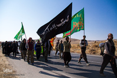 زائران پیاده امام رضا (ع)