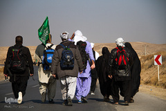 زائران پیاده امام رضا (ع)