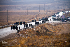 زائران پیاده امام رضا (ع)