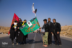 زائران پیاده امام رضا (ع)