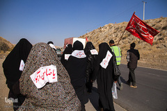 زائران پیاده امام رضا (ع)