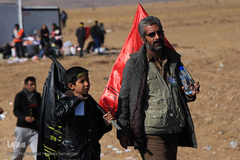 زائران پیاده امام رضا (ع)