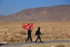 زائران پیاده امام رضا (ع)