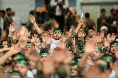 دیدار هزاران نفر از بسیجیان سراسر کشور با رهبر معظم انقلاب