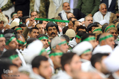 دیدار هزاران نفر از بسیجیان سراسر کشور با رهبر معظم انقلاب