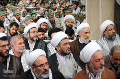 دیدار هزاران نفر از بسیجیان سراسر کشور با رهبر معظم انقلاب