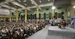 دیدار هزاران نفر از بسیجیان سراسر کشور با رهبر معظم انقلاب