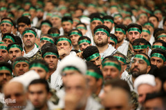 دیدار هزاران نفر از بسیجیان سراسر کشور با رهبر معظم انقلاب