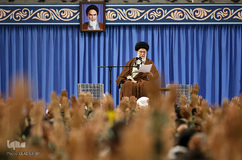 دیدار هزاران نفر از بسیجیان سراسر کشور با رهبر معظم انقلاب