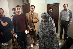 دیدار نمایندگان جامعه قرآنی با خانواده شهیدان سلیمانی