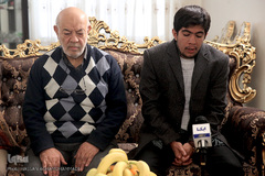 دیدار نمایندگان جامعه قرآنی با خانواده شهیدان سلیمانی