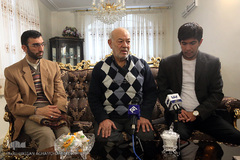 دیدار نمایندگان جامعه قرآنی با خانواده شهیدان سلیمانی