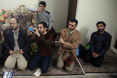 دیدار نمایندگان جامعه قرآنی با خانواده شهیدان سلیمانی